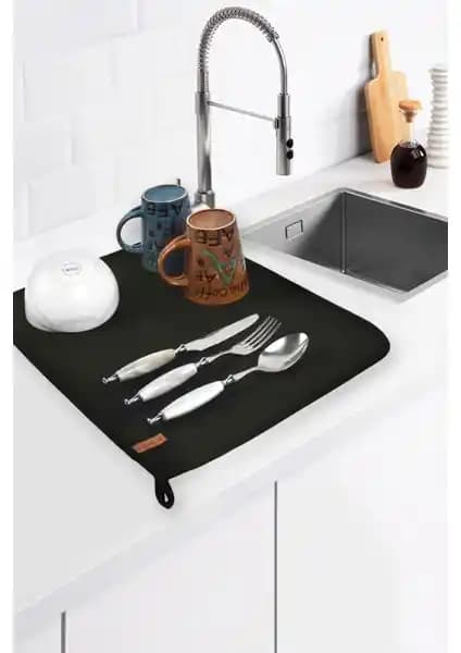 Hamur Basic Bulaşık Kurutma Matı: Hızlı, Dayanıklı ve Estetik Mutfak Çözümü