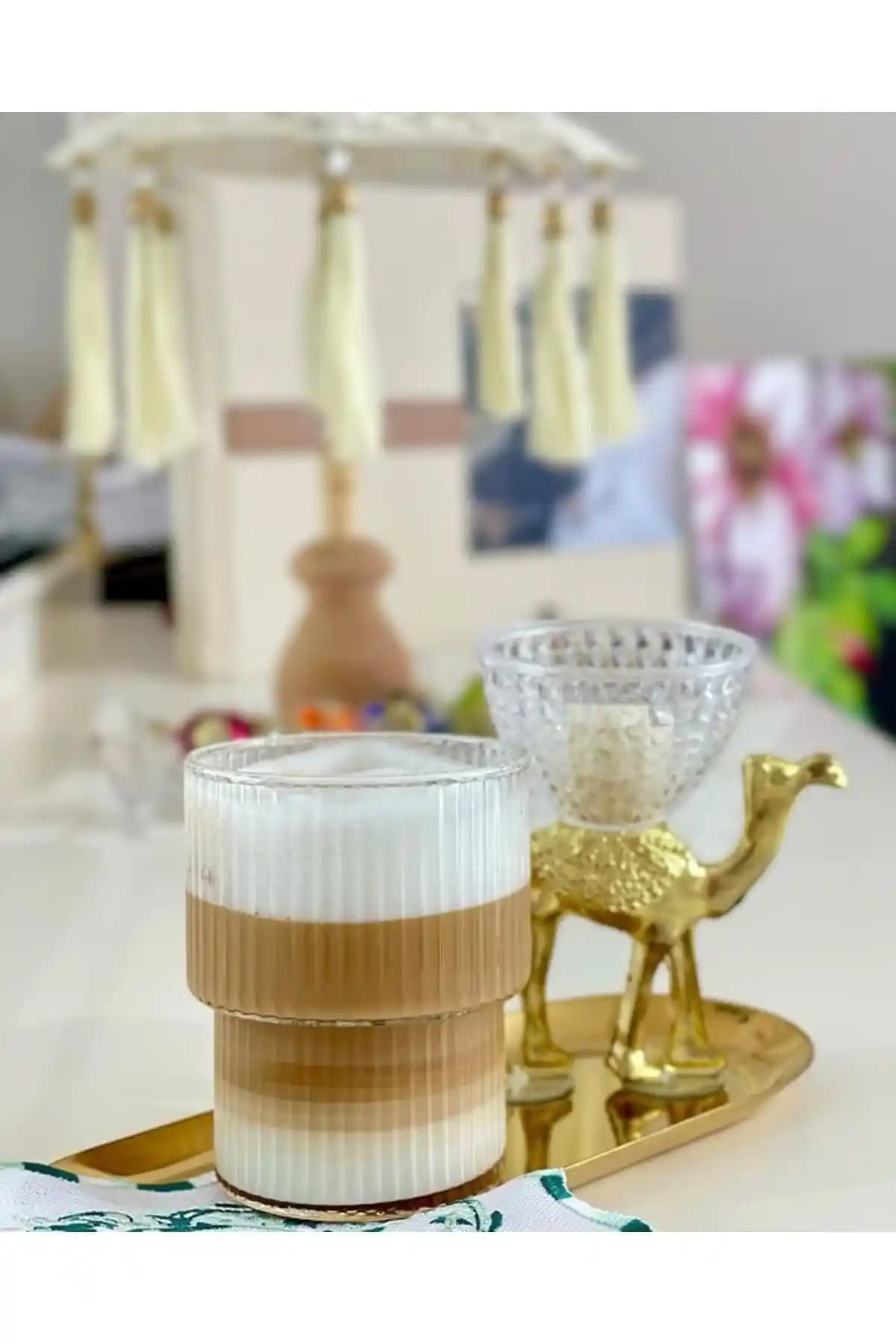 M Mimoza Park 200 ml Isıya Dayanıklı Origami Stil Bardak - Estetik ve Fonksiyonel Tasarım