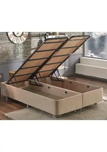 Niron Ela Baza: Fonksiyonellik ve Dayanıklılıkla Tasarlanmış Çift Kişilik Sandıklı Baza