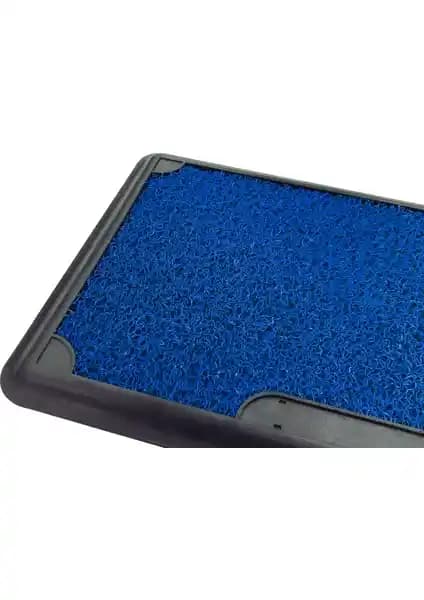 Olunca Dezenfektan Havuzlu Kıvırcık Kapı Önü Hijyen Paspas 45x70 cm Mavi - Dayanıklı ve Etkili