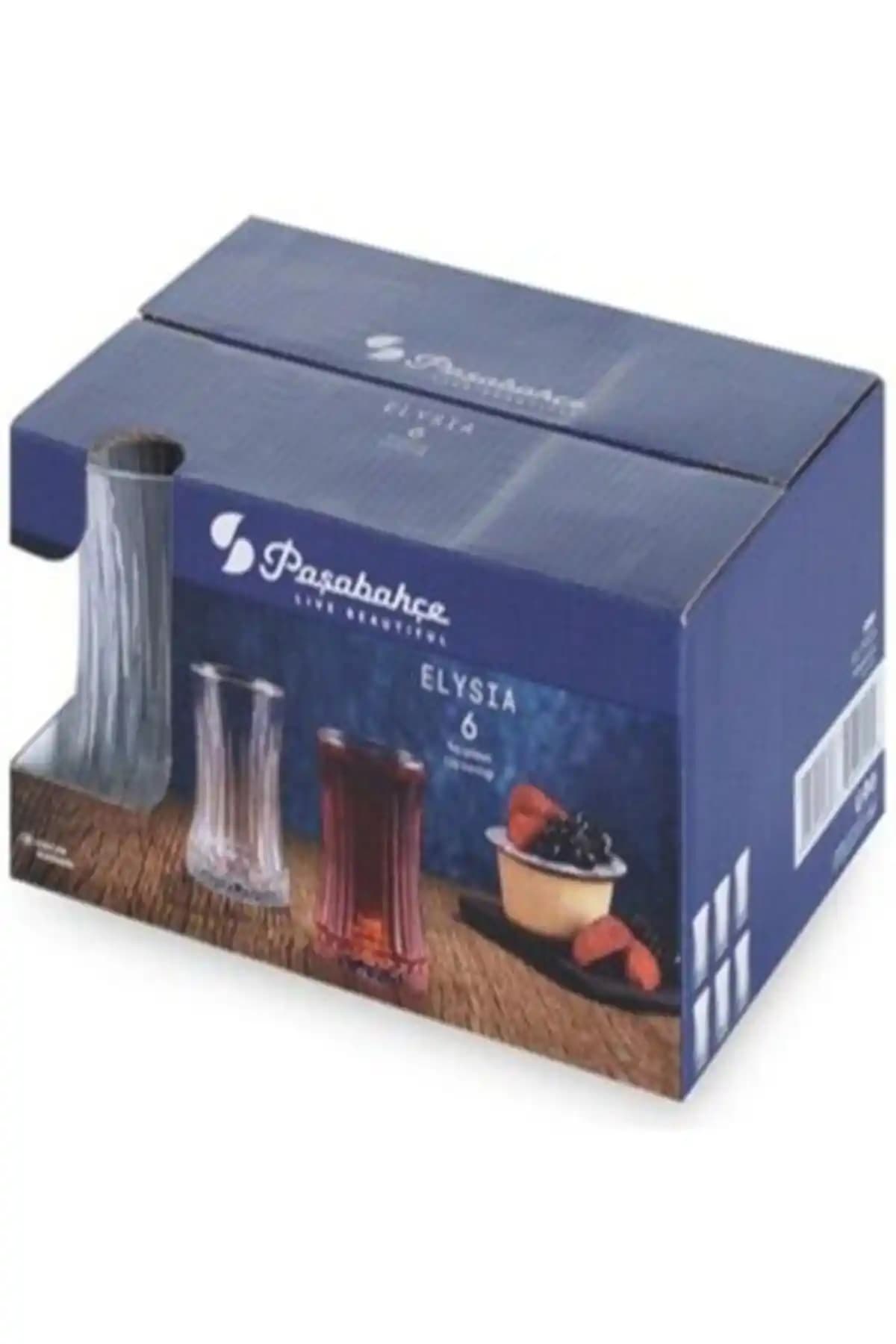 Paşabahçe 42901 Elysia 6'lı Çay Bardağı Seti: Zarif, Dayanıklı ve Fonksiyonel Tasarım