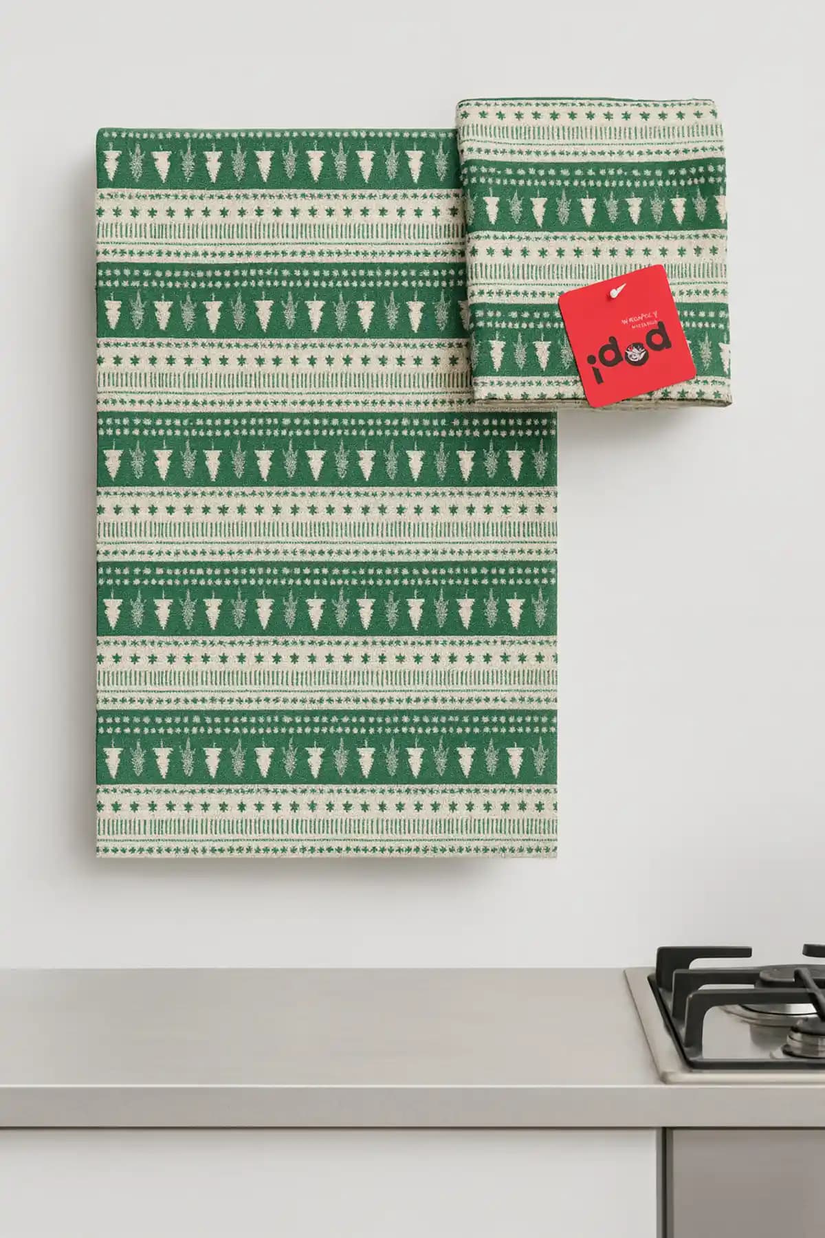 Peacock 2'li Yılbaşı Özel Serisi Alman Bezi ve Mutfak Havlusu Seti 40x60 cm