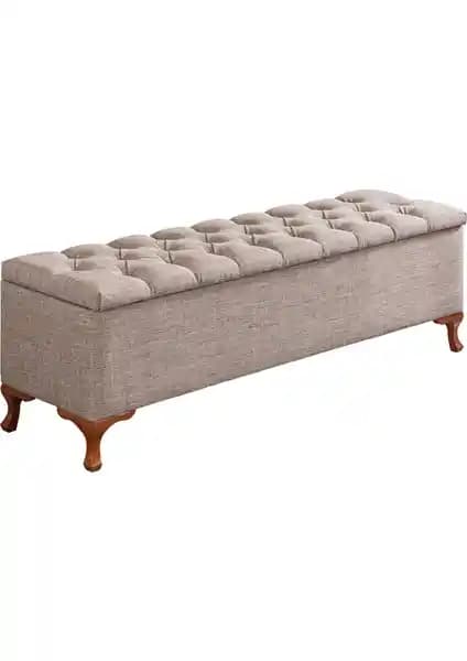 Setay Luna Bench Sandıklı Ayakucu Pufu 100 cm - Fonksiyonel ve Şık Yatak Odası Mobilyası