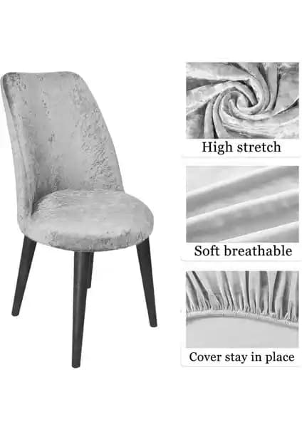 Tuchmall İpek Kadife Sandalye Kılıfı: Şık, Dayanıklı ve Esnek Tasarım ile Sandalyelerinizi Koruyun