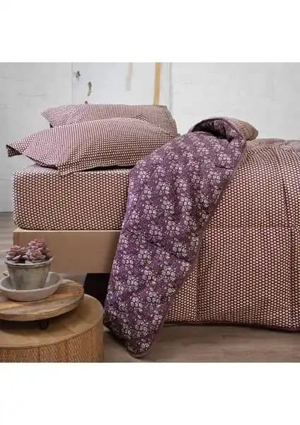 Yataş Mix&match Thalia Çift Kişilik Mürdüm Yorgan 300 gr Dolgu ve Pamuk Kumaş