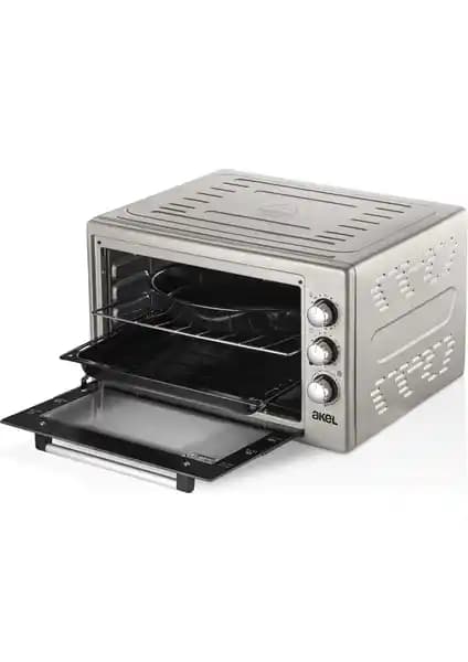Akel AF381L Midi Fırın: Çok Fonksiyonlu Tavuk Çevirme Özelliği ile Mutfaklar İçin Uygun