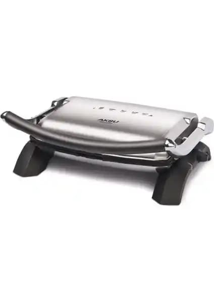 Aksu Tostadoy Deluxe 1800 W Izgara ve Tost Makinesi Modern Tasarım ve Yüksek Performans