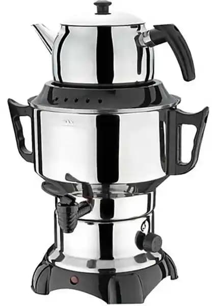 Armağan Elektrikli Çelik Semaver 3,5 Lt Modern Tasarım ve Güvenlik Özellikleriyle