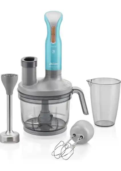 Arzum AR1048 Prostick 1500 Çubuk Blender Seti Güçlü ve Çok Yönlü Mutfak Çözümü