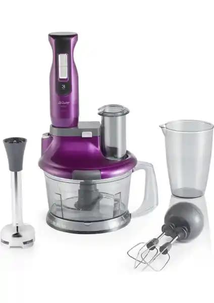 Arzum AR1058 Hestıa Mürdüm Çok Fonksiyonlu Blender Seti ile Mutfakta Pratiklik ve Şıklık