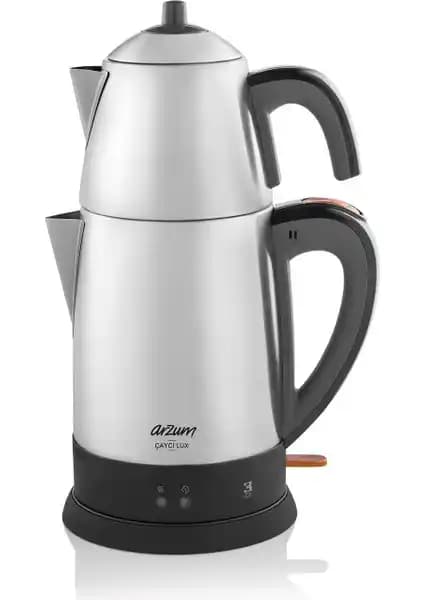 Arzum AR3051-INX Çaycı Lux: Şık Tasarım ve Geniş Kapasite ile Pratik Çay Demleme Çözümü