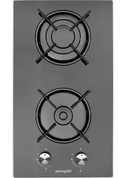 Eminçelik Ec-Ah 4120 Bg30 Siyah Ankastre Gazlı Ocak Modern Mutfaklar İçin Tasarlanmış Şık ve Güvenli Ürün