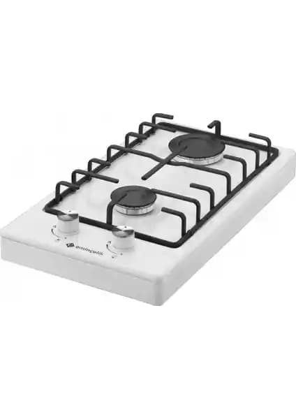 Eminçelik SH 4120 WE30 Emaye Beyaz Domino Ocak: Modern ve Güvenli Mutfak Çözümü