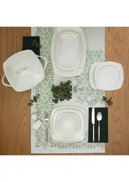 Emsan Begonya 60 Parça Porselen Yemek Takımı 12 Kişilik Şık ve Dayanıklı Tasarım