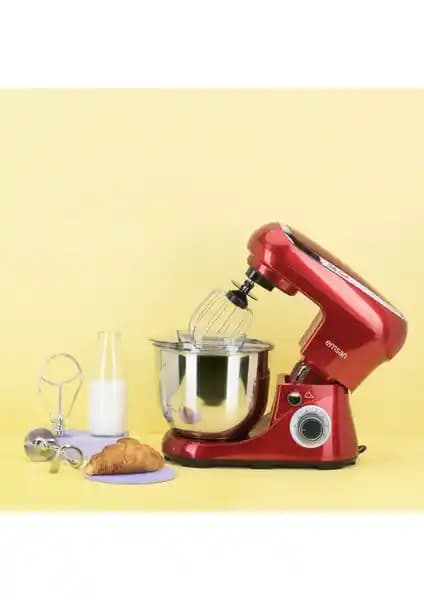 Emsan Bella Gusto Kırmızı Ayakta Mikser: Yüksek Performanslı ve Dayanıklı Mutfak Aleti