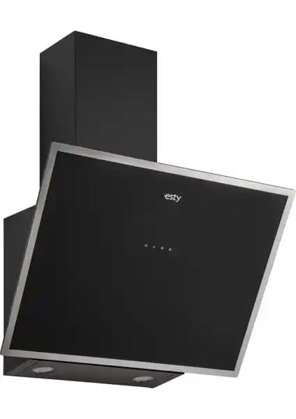 Esty 3473 Siyah Cam Davlumbaz 60 cm Modern Tasarım ve Yüksek Performans