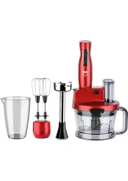 Fakir Mr. Chef Quadro Blender Seti 1000W Güçlü ve Çok Fonksiyonlu Mutfak Aleti