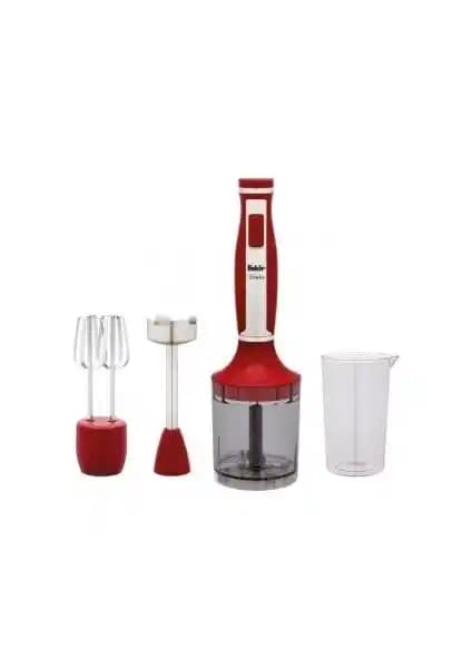Fakir Shela Blender Seti Kırmızı: Güçlü Motor ve Çok Yönlü Kullanım Özellikleriyle Mutfakta Pratiklik