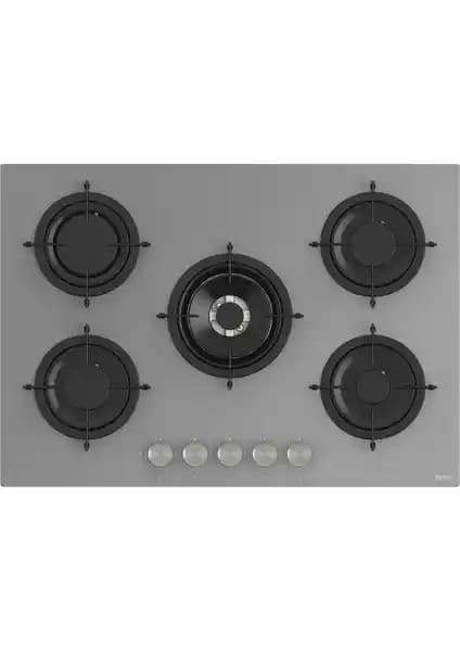 Ferre RS038 Gri Emaye Cam Ocak 75 cm Güvenlikli ve Modern Mutfak Çözümü