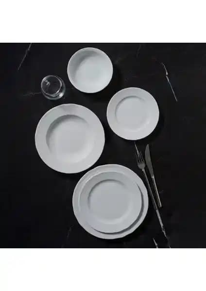 Güral Porselen Venedik 20 Parça Dört Kişilik Şık ve Dayanıklı Yemek Takımı