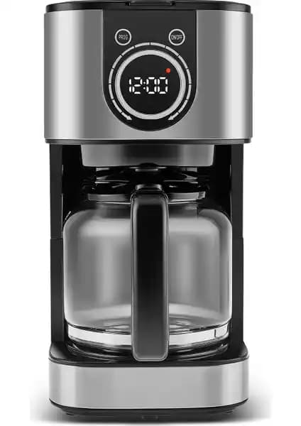 Karaca 2303 Zaman Ayarlı Dijital İnox Filtre Kahve Makinesi - Dayanıklı ve Pratik Kullanım