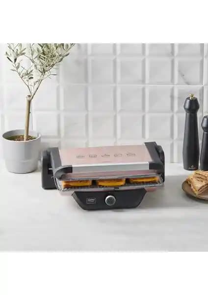 Karaca Gastro Classic Rosegold Izgara ve Tost Makinesi: Şık ve Çok Yönlü Mutfak Cihazı