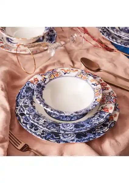 Karaca Liyana 24 Parça 6 Kişilik Porselen Yemek Takımı Şık ve Dayanıklı Tasarım