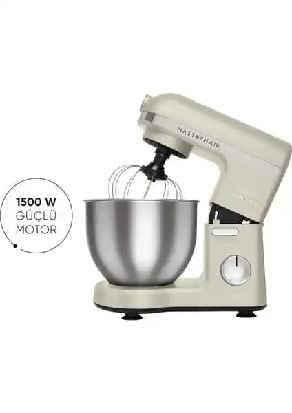 Karaca Mastermaid Chef Stand Mikser 1500W 5 Litre Paslanmaz Çelik Kase ile Profesyonel Mutfak Deneyimi