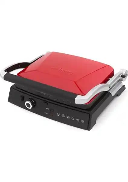 King K-462R Grill Master Kırmızı Tost Makinesi Yüksek Performans ve Şıklık Sunar
