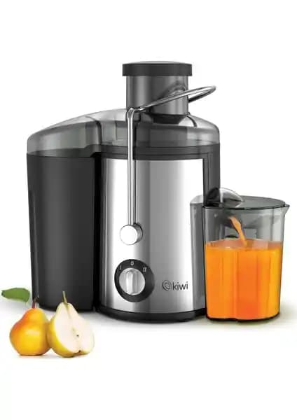 Kiwi Kj 1902 600 Watt Çift Hızlı Katı Meyve Sıkacağı Modern ve Sağlıklı Yaşam İçin