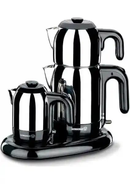 Korkmaz A353 Mia Çay Kahve Makinesi Seti: Şık Tasarım ve Çok Fonksiyonlu Kullanım Özellikleri