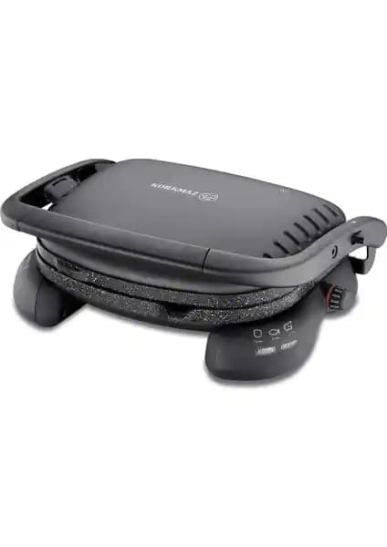 Korkmaz Castron Siyah Tost Makinesi: Çok Yönlü ve Yüksek Performanslı Mutfak Aleti