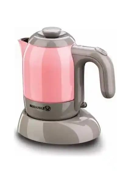Korkmaz Mia Pembe Gri Elektrikli Cezve ile Modern ve Pratik Kahve Deneyimi