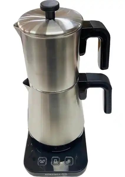 Korkmaz Moderna Elektrikli Çaydanlık SiyahSatin 1.3 Litre Modern Tasarım ve Fonksiyonellik