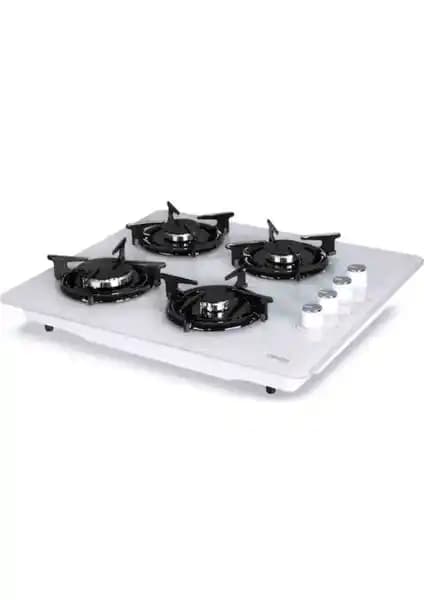 Kumtel Beyaz LPG'li Set Üstü ve Ankastre Ocak Modern Mutfaklar İçin Uygun Çözüm