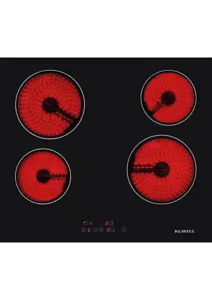 Kumtel V6-04T Vitroseramik Elektrikli Siyah Cam Ankastre Ocak Özellikleri ve Kullanım Avantajları