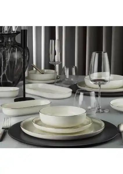 Kütahya Porselen Bone Moderna 26 Parça Modern ve Şık Yemek Takımı Ürün Özellikleri