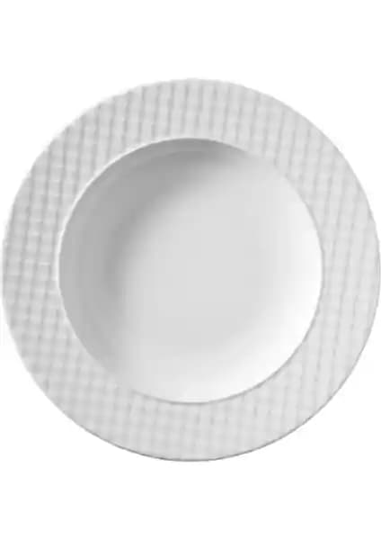 Kütahya Porselen Ekose 6'lı Yemek Tabağı Seti Estetik ve Dayanıklılığıyla Sofralarınıza Şıklık Katar