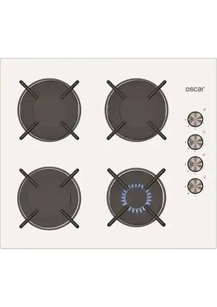 Oscar 3603 Beyaz Ankastre Gazlı Ocak - Modern ve Güvenli Mutfak İçin Tasarım