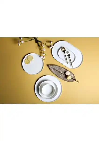 Porland Chopin Alumilite 27 Parça 6 Kişilik Modern ve Dayanıklı Yemek Takımı