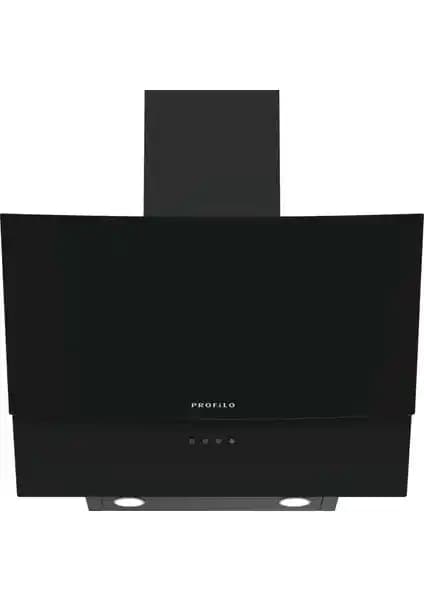 Profilo DVE6G560 Siyah Cam Yüzey Duvar Tipi Davlumbaz Modern ve Şık Tasarım