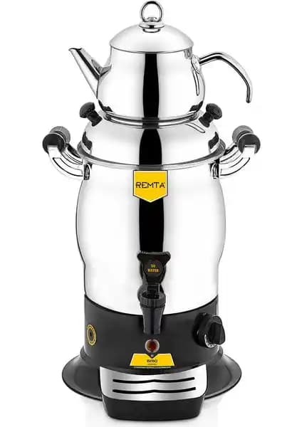 Remta Elektrikli Semaver 40 Bardak 5 Litre Çay Kazanı Modern ve Dayanıklı Tasarım