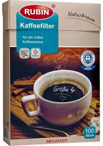Rubin Büyük Boy Kahve Filtresi Doğal ve Çevre Dostu Kahve Keyfi İçin Uygun Seçenek