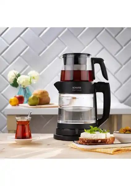 Schafer Optimal Elektrikli Cam Çay Makinesi İncelemesi Modern Tasarım ve Kullanım Özellikleri