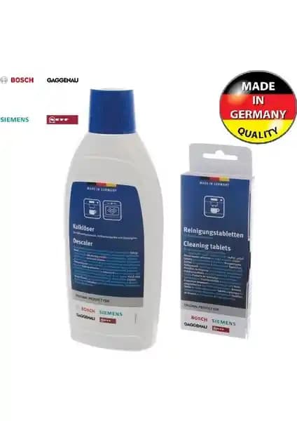 Siemens Kahve Espresso Makinesi Bakım Seti Temizlik ve Kireç Çözücü Ürün Özellikleri