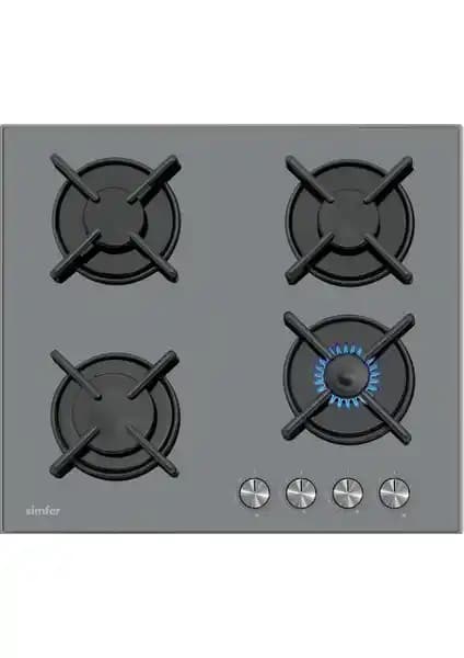 Simfer 3039-NG Set Üstü Cam Gazlı Ocak Modern ve Dayanıklı Mutfak Gereçleri
