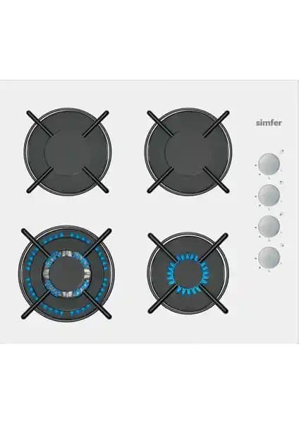Simfer 3509 Cam Ankastre Ocak Beyaz: Modern ve Güvenilir Mutfak Gereçleri