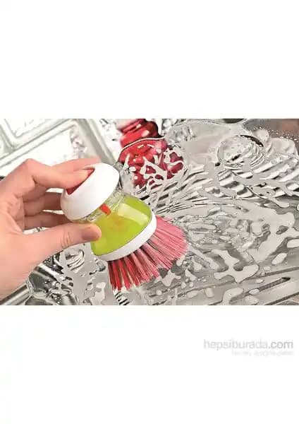 Titiz Deterjan Hazneli Bulaşık Fırçası: Kullanışlı ve Estetik Temizlik Aracı