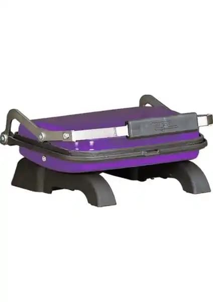 Tuğra Döküm Ev Tipi Tost Makinesi Mor Renkli ve Dayanıklı Performans Odaklı