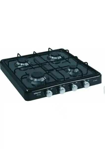 West Dört Gözlü Doğalgazlı Set Üstü Ocak Siyah Emaye Tasarımı ve Performansı